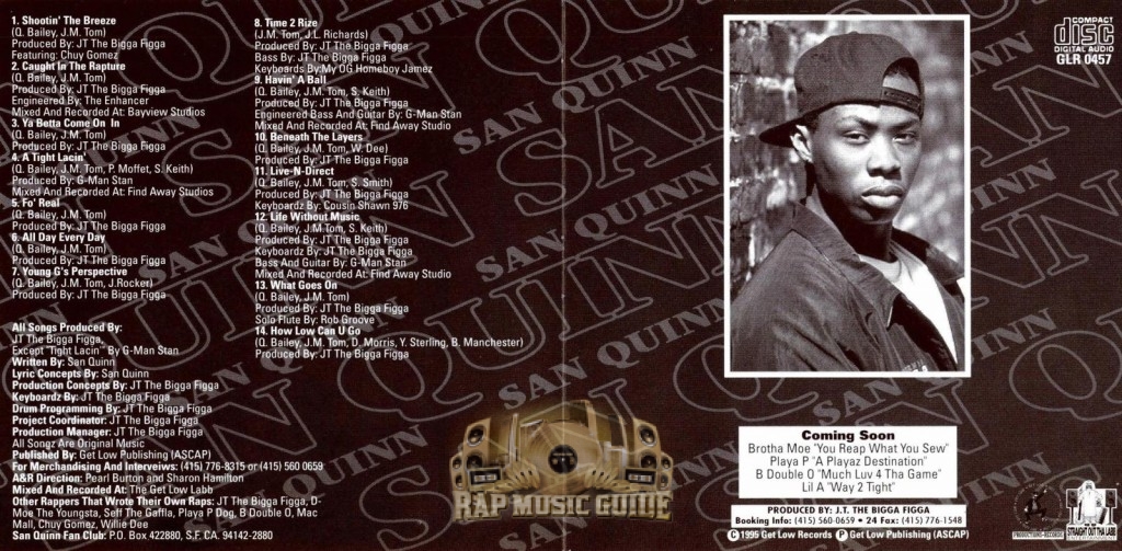 San Quinn - Live N Direct: CD | Rap Music Guide